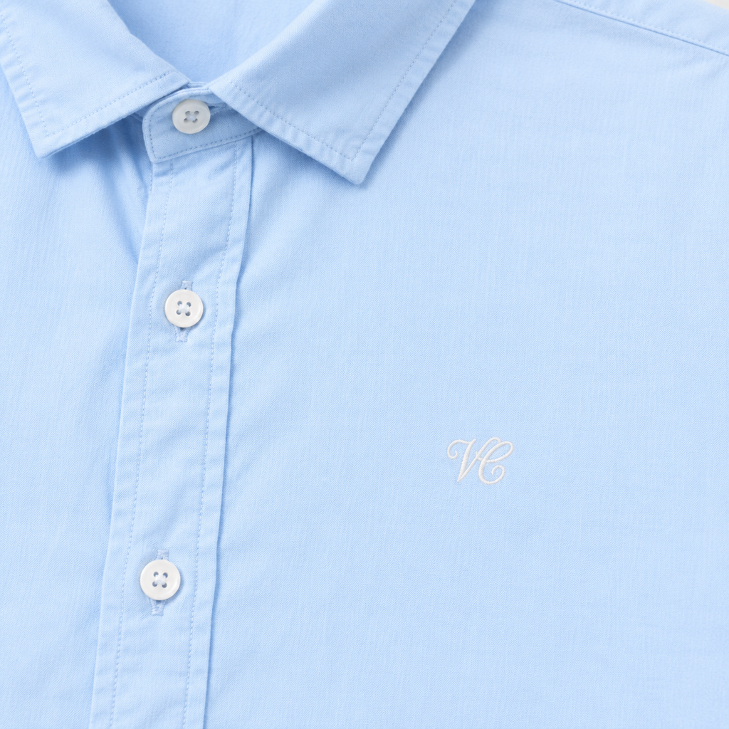 Baby Blue Linen Shirt