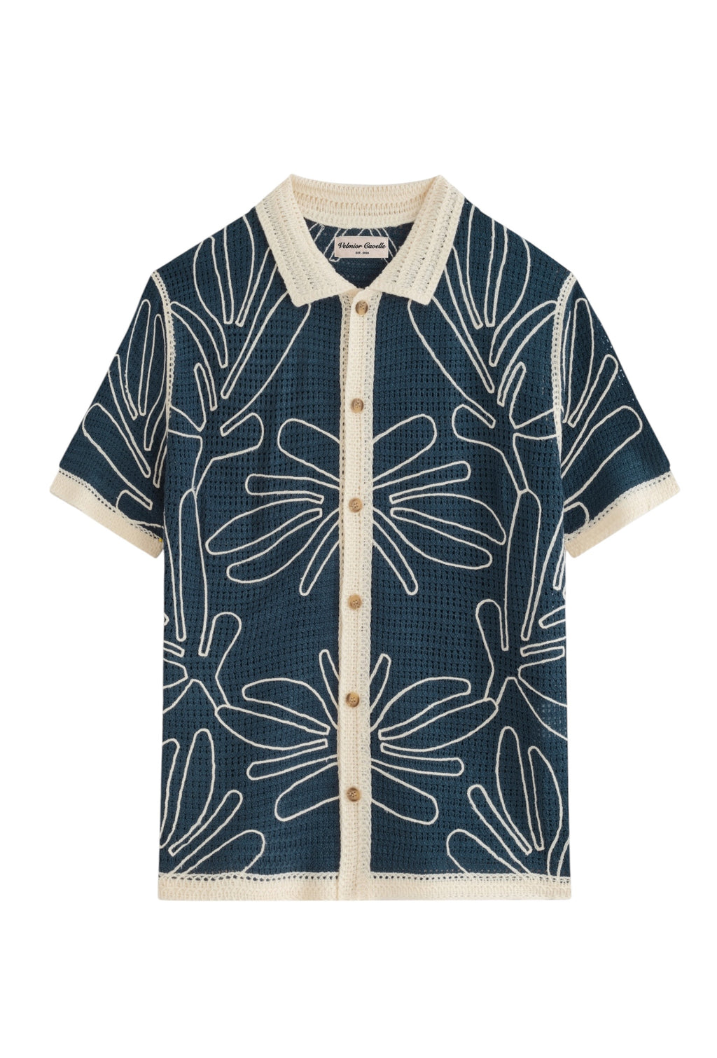 Shirt with Crochet Pattern