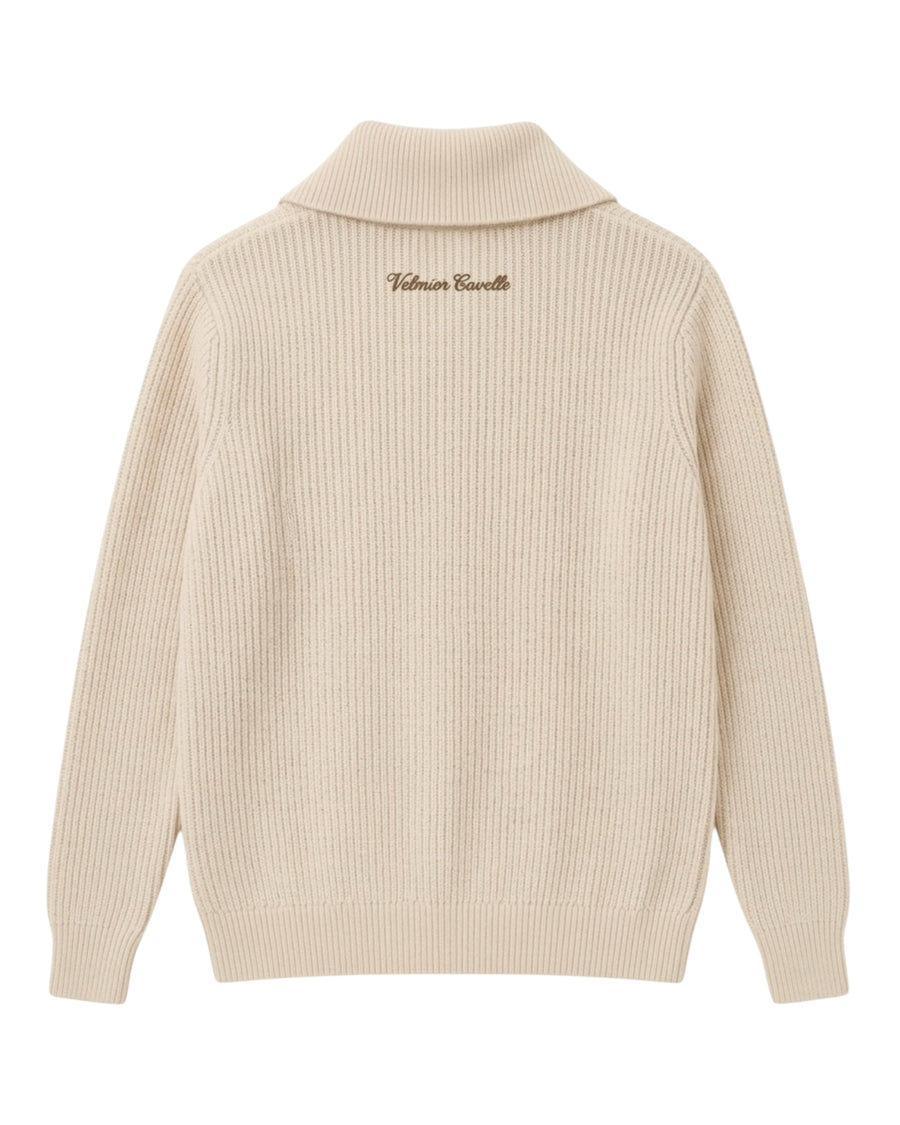 Cable Knit Quarter Zip
