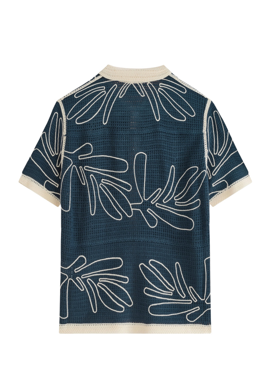 Shirt with Crochet Pattern
